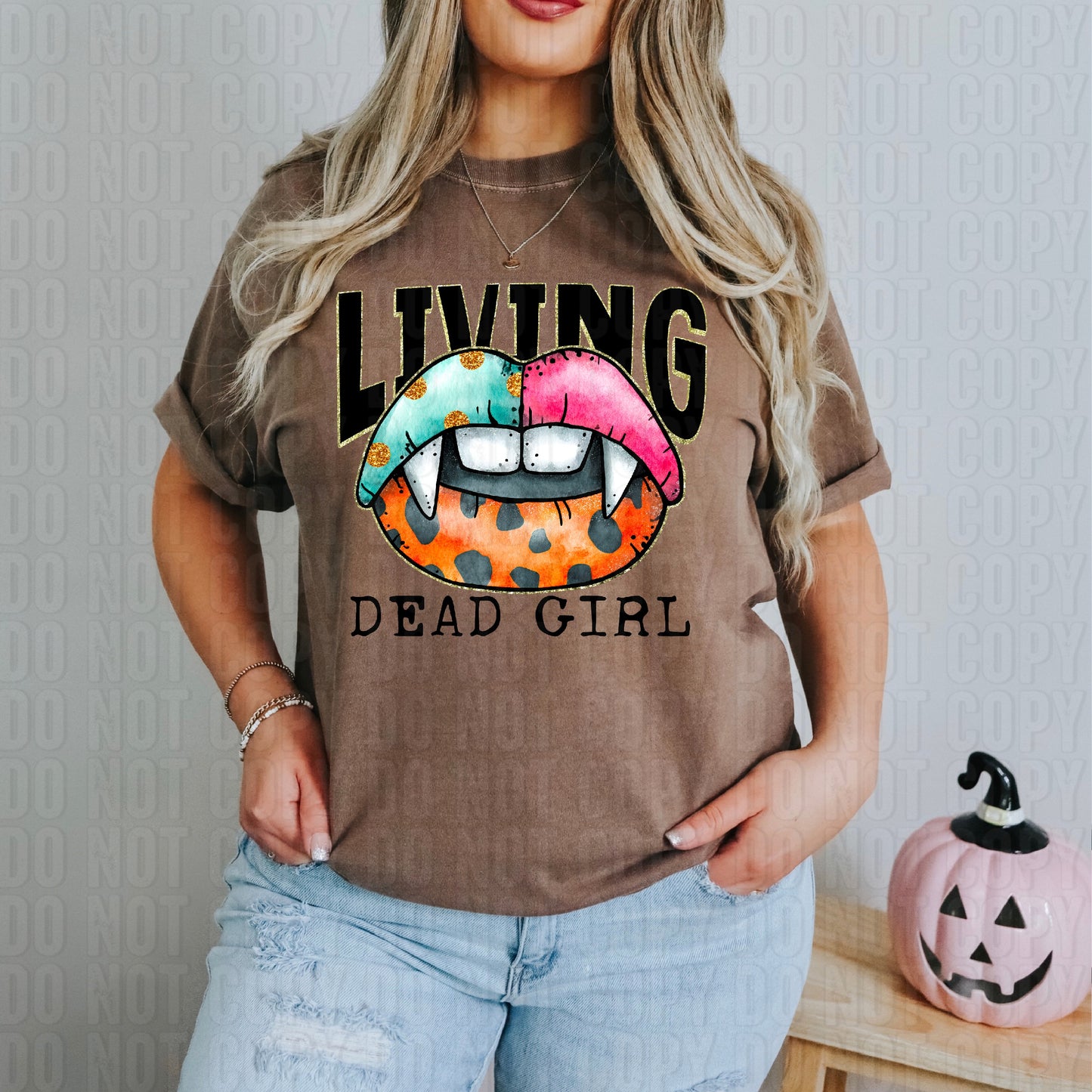 Living Dead Girl DTF Transfer