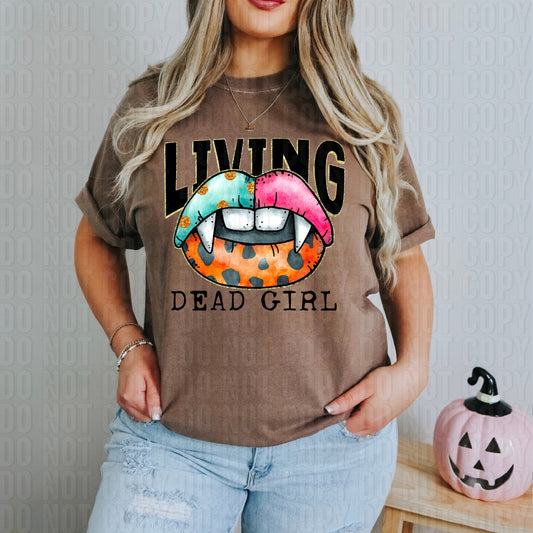 Living Dead Girl DTF Transfer
