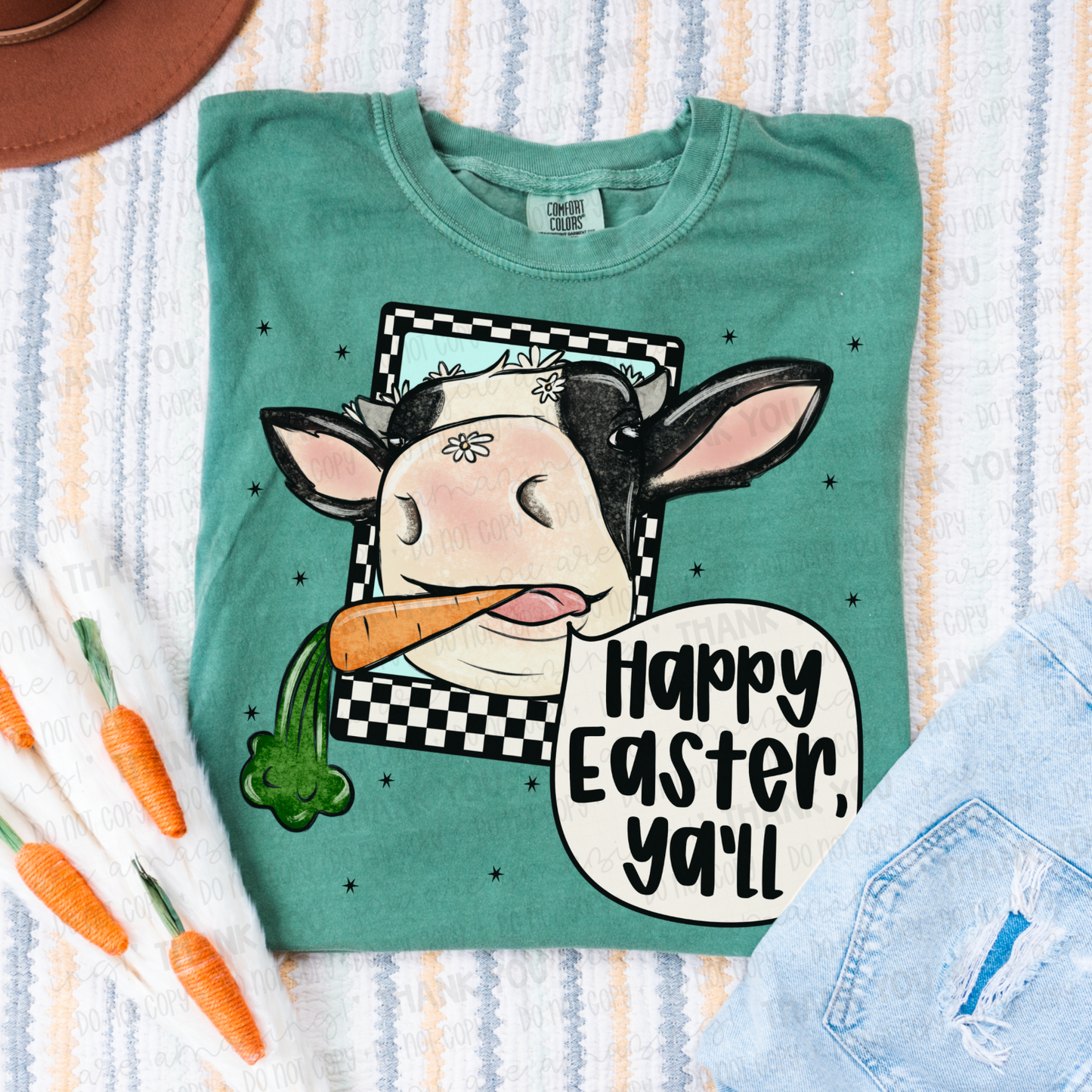 Happy Easter Ya'll DTF Transfer