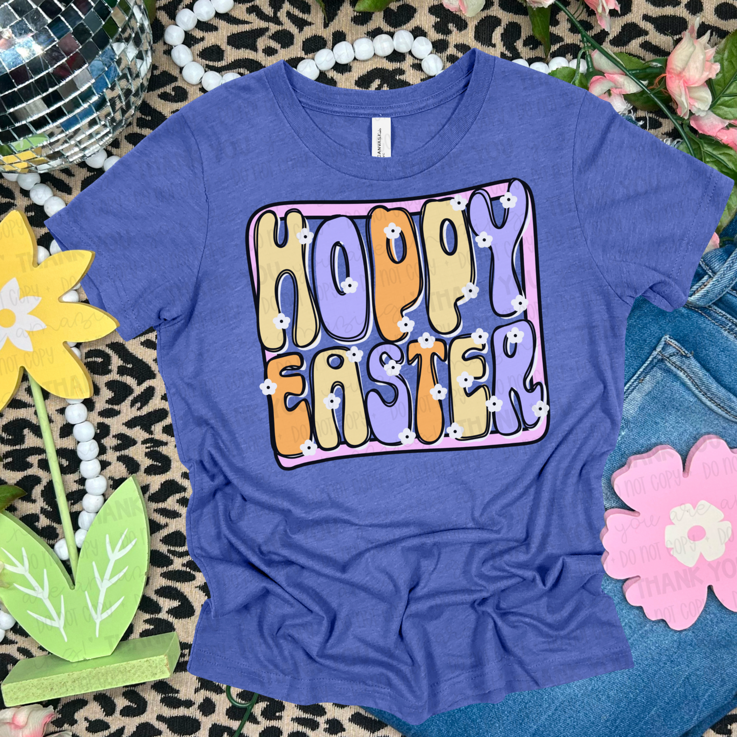 Hoppy Easter Retro DTF Transfer