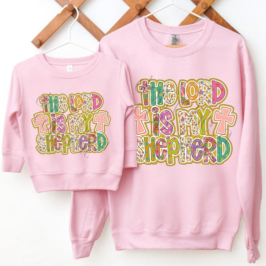 The Lord Is My Shepherd Girl DTF Transfer