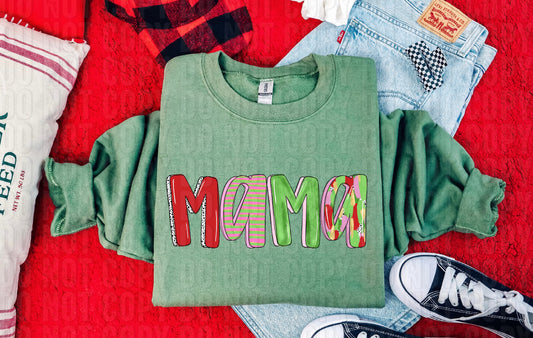 Mama Name Whimsical DTF Transfer