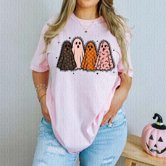 Boho Lace Ghost DTF Transfer