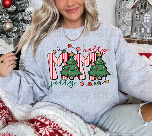 Jolly Mama Christmas DTF Transfer