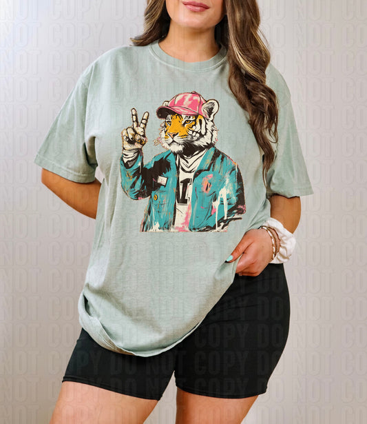 Peace Tiger DTF Transfer