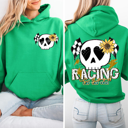 Racing Is Good For The Soul Front/Back DTF Transfer