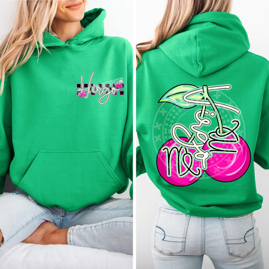 Virgo Birth Month Cherry Front/Back DTF Transfer