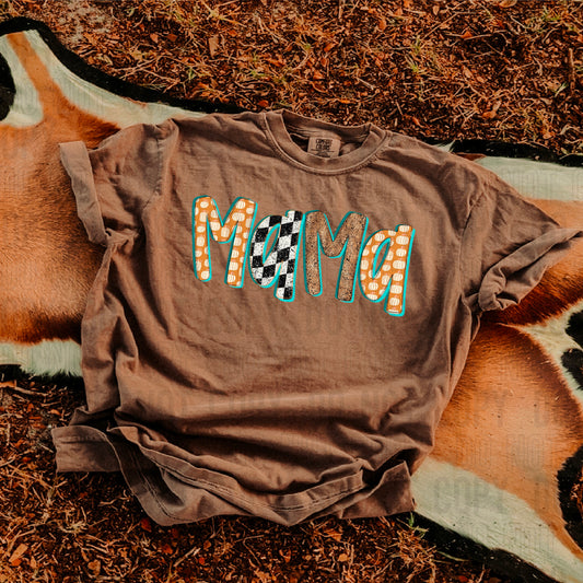 Mama Cheetah Pumpkins DTF Transfer
