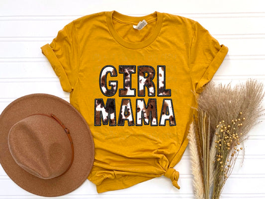 Girl Mama Faux Embroidery DTF Transfer