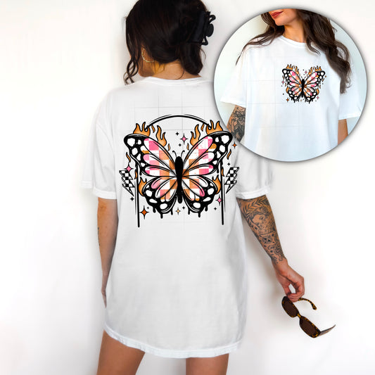 Unbothered Butterfly Only Front/Back DTF Transfer
