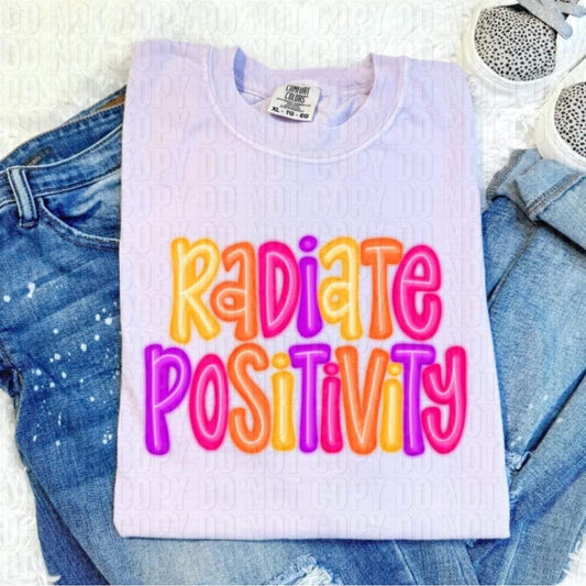 Radiate Positivity DTF Transfer