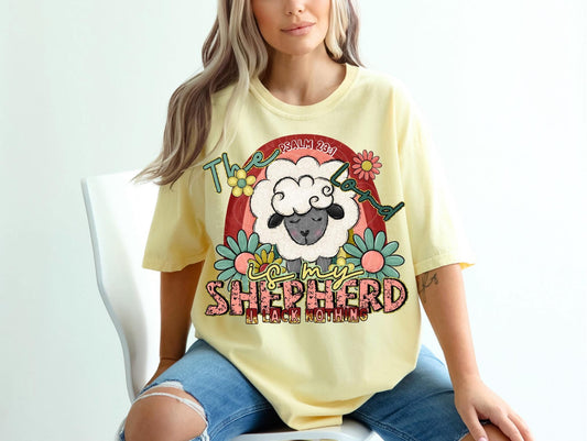 The Lord Is My Shepherd I Lack Nothing DTF Transfer
