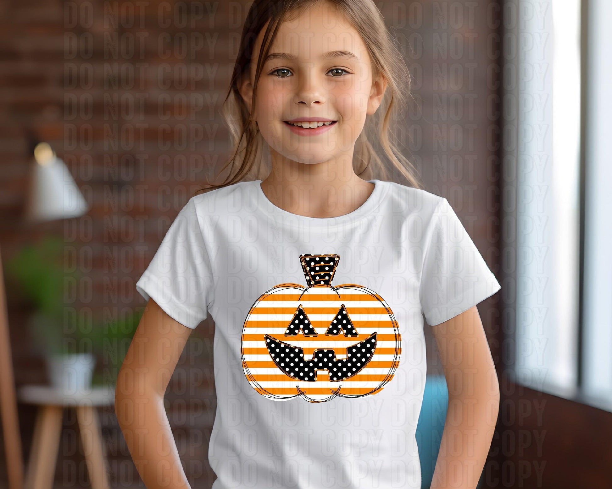 Pumpkin Applique DTF Transfer