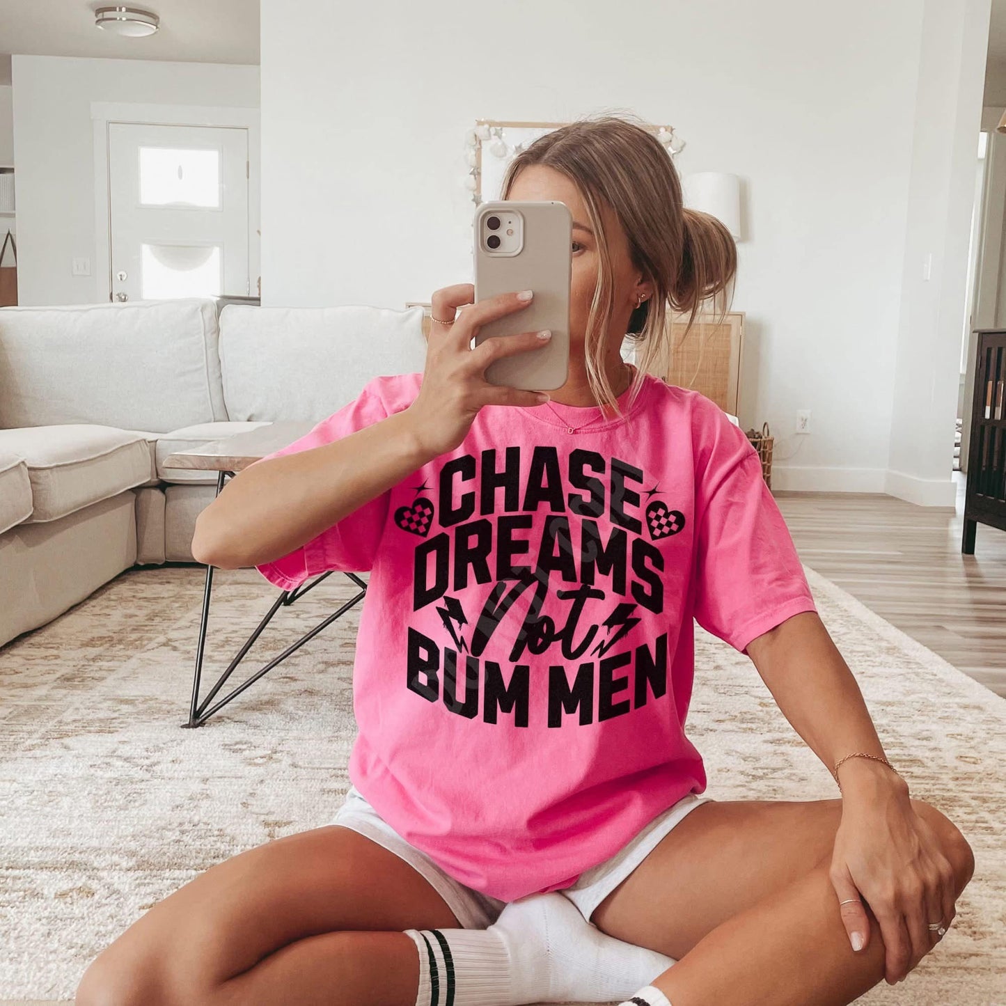 Chase Dreams Not Bum Men DTF Transfer