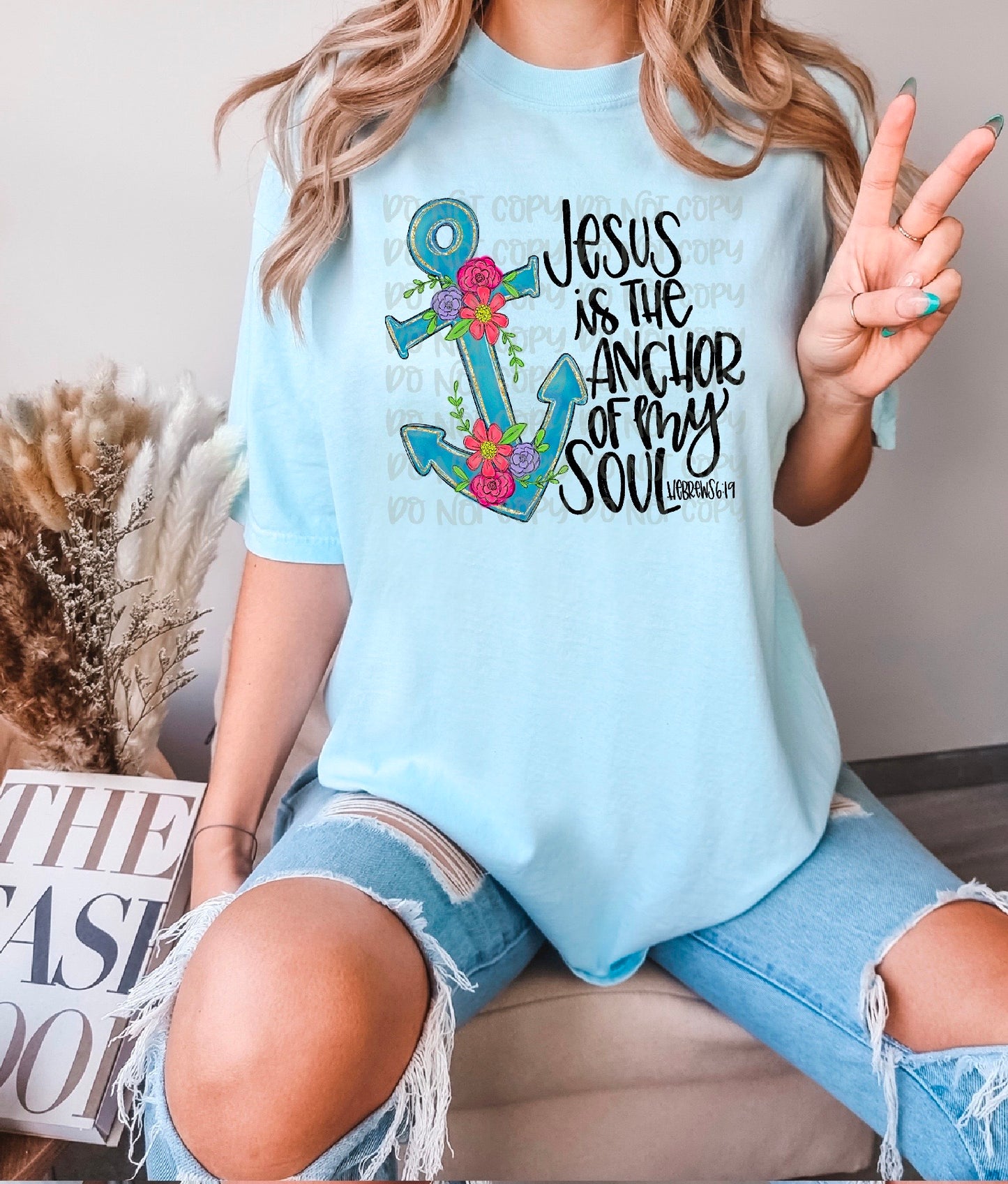 Jesus is the Anchor DTF Transfer