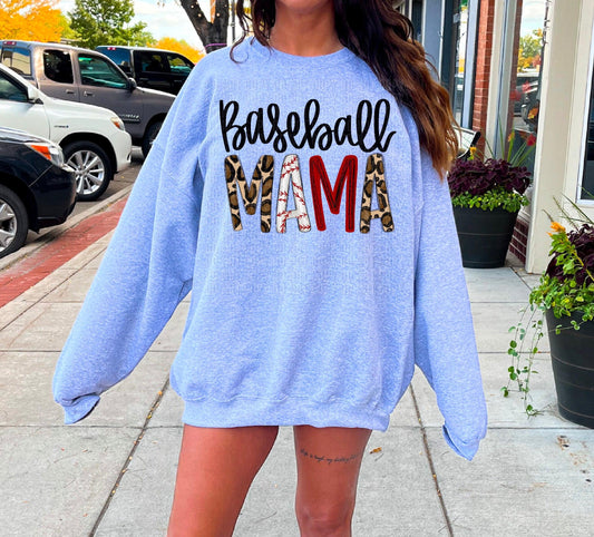Baseball Mama DTF Transfer