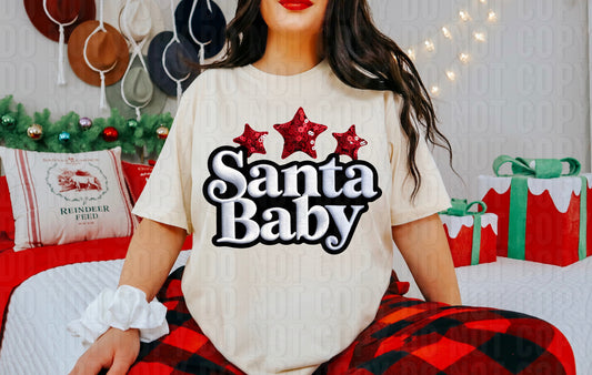 Santa Baby DTF Transfer