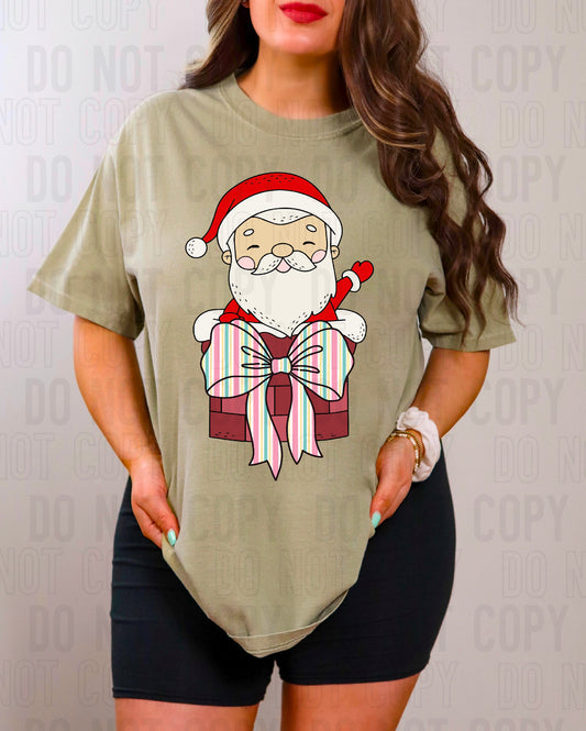 Light Santa Chimney Coquette DTF Transfer