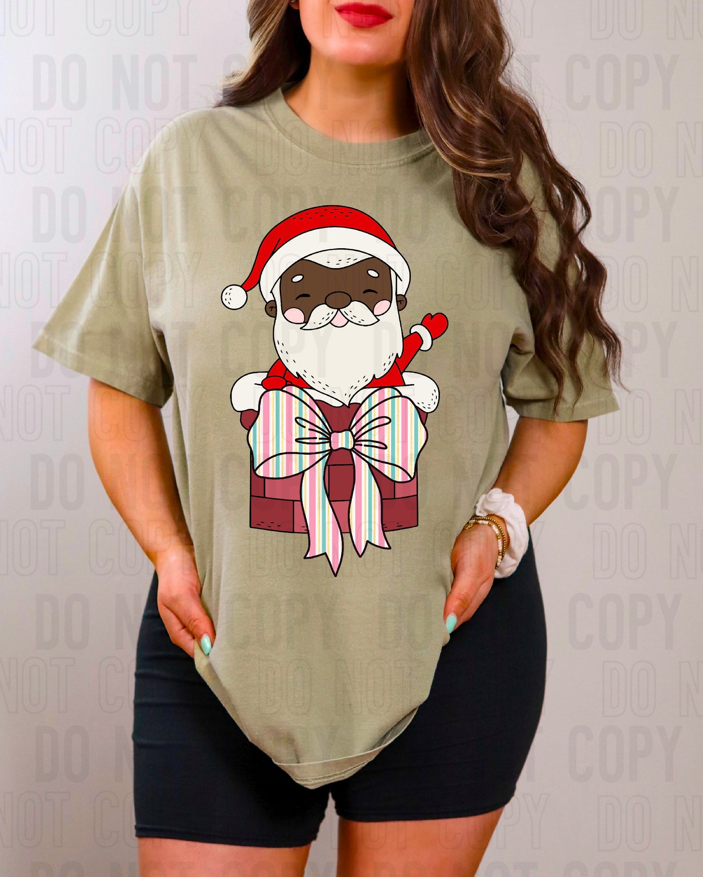 Dark Santa Chimney Coquette DTF Transfer