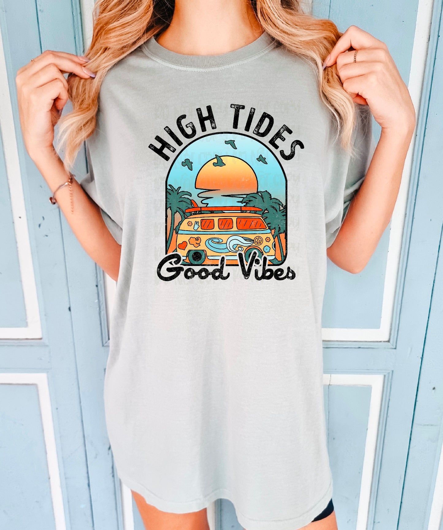 High Tides Good Vibes DTF Transfer