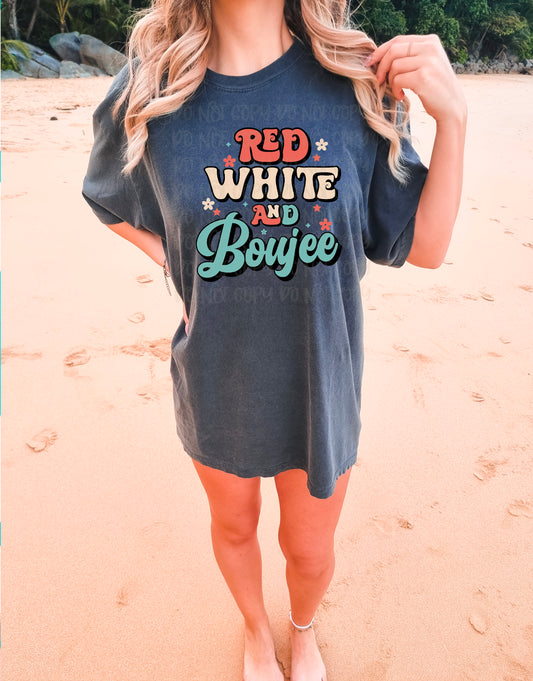 Red White And Boujee DTF Transfer