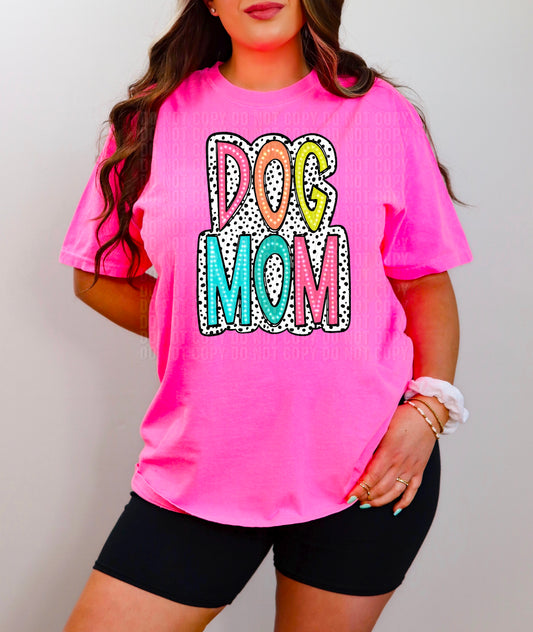 Dog Mom Dalmatian Dots DTF Transfer