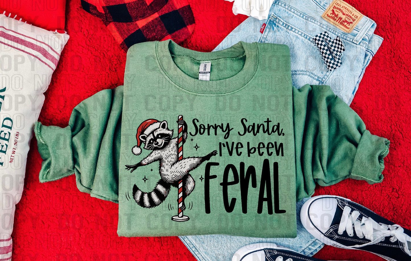 Sorry Santa I've Been Feral DTF Transfer