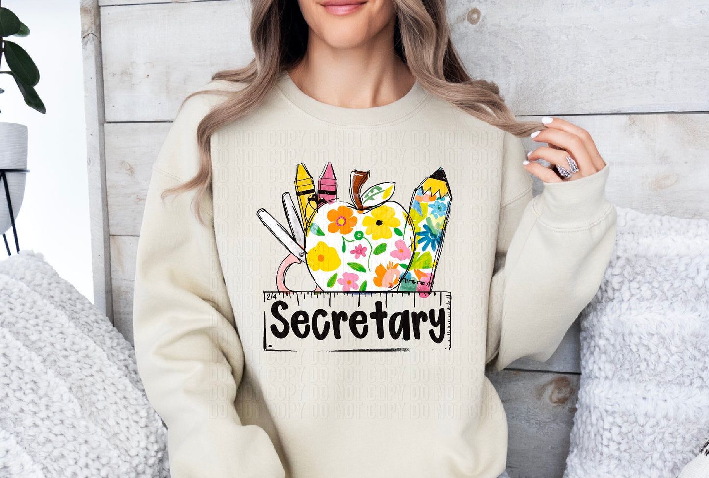 Secretary Floral Supplies DTF Transfer