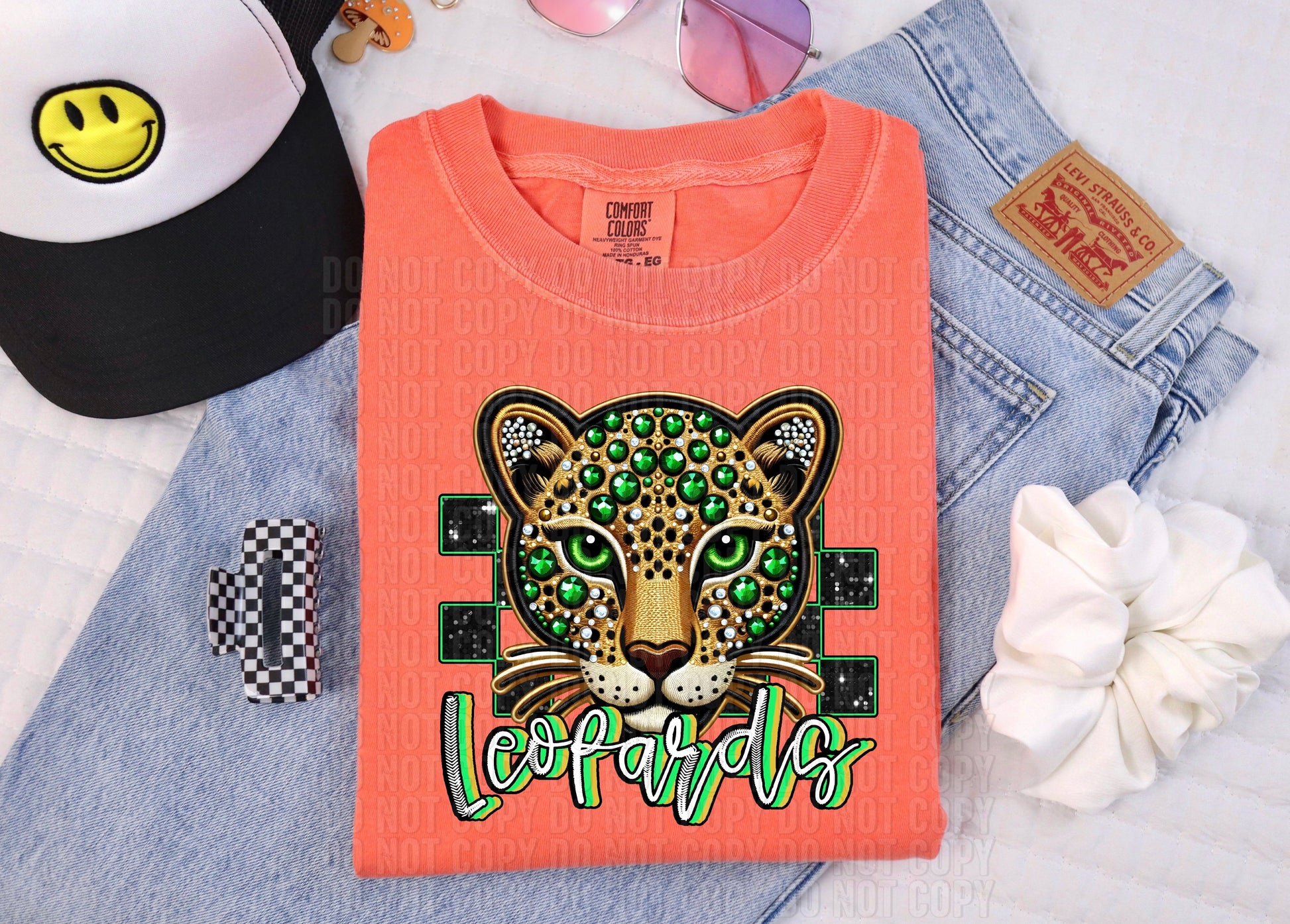 Rhinestone Colorful Mascots DTF Transfer