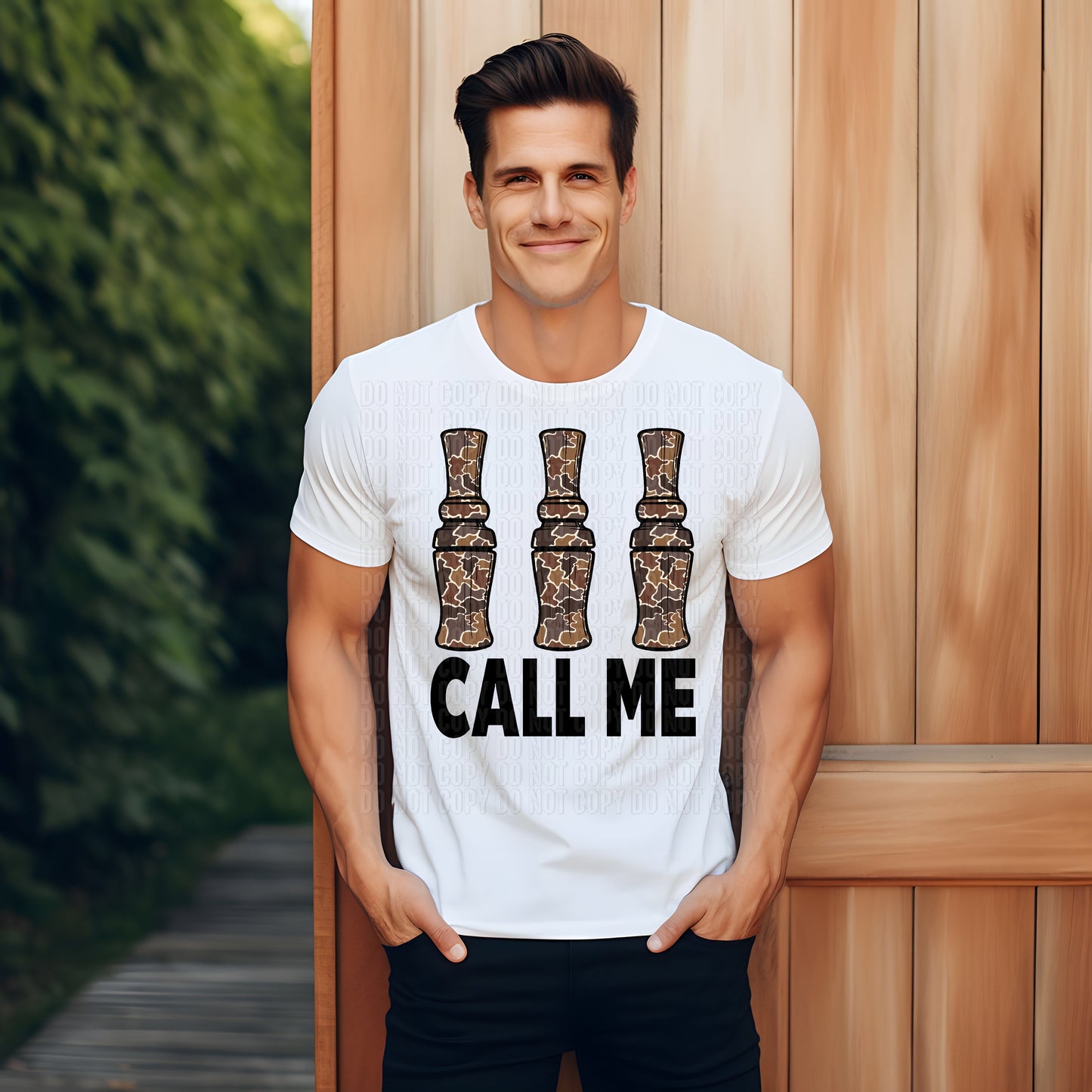 Duck Call Camo DTF Transfer