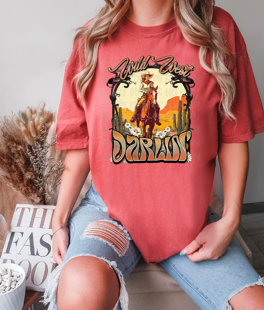 Wild West Darlin DTF Transfer