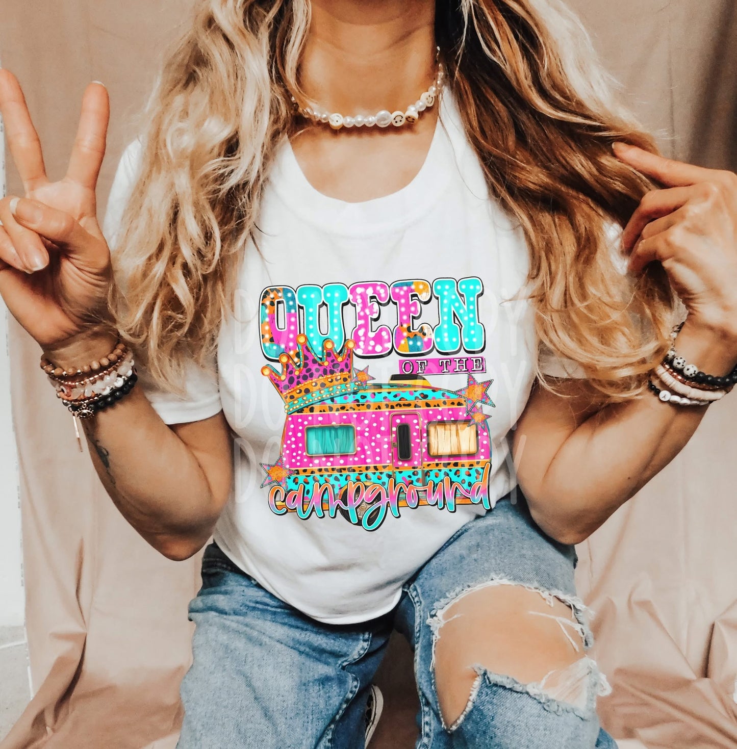 Queen Of The Camp Ground DTF Transfer