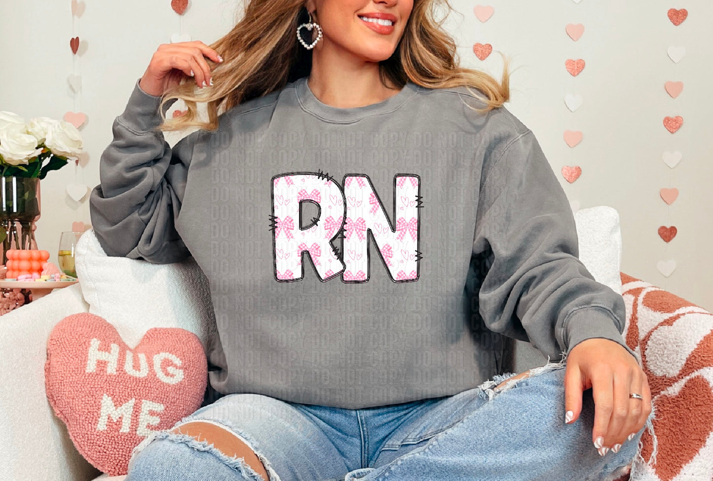 RN Valentine Coquette DTF Transfer