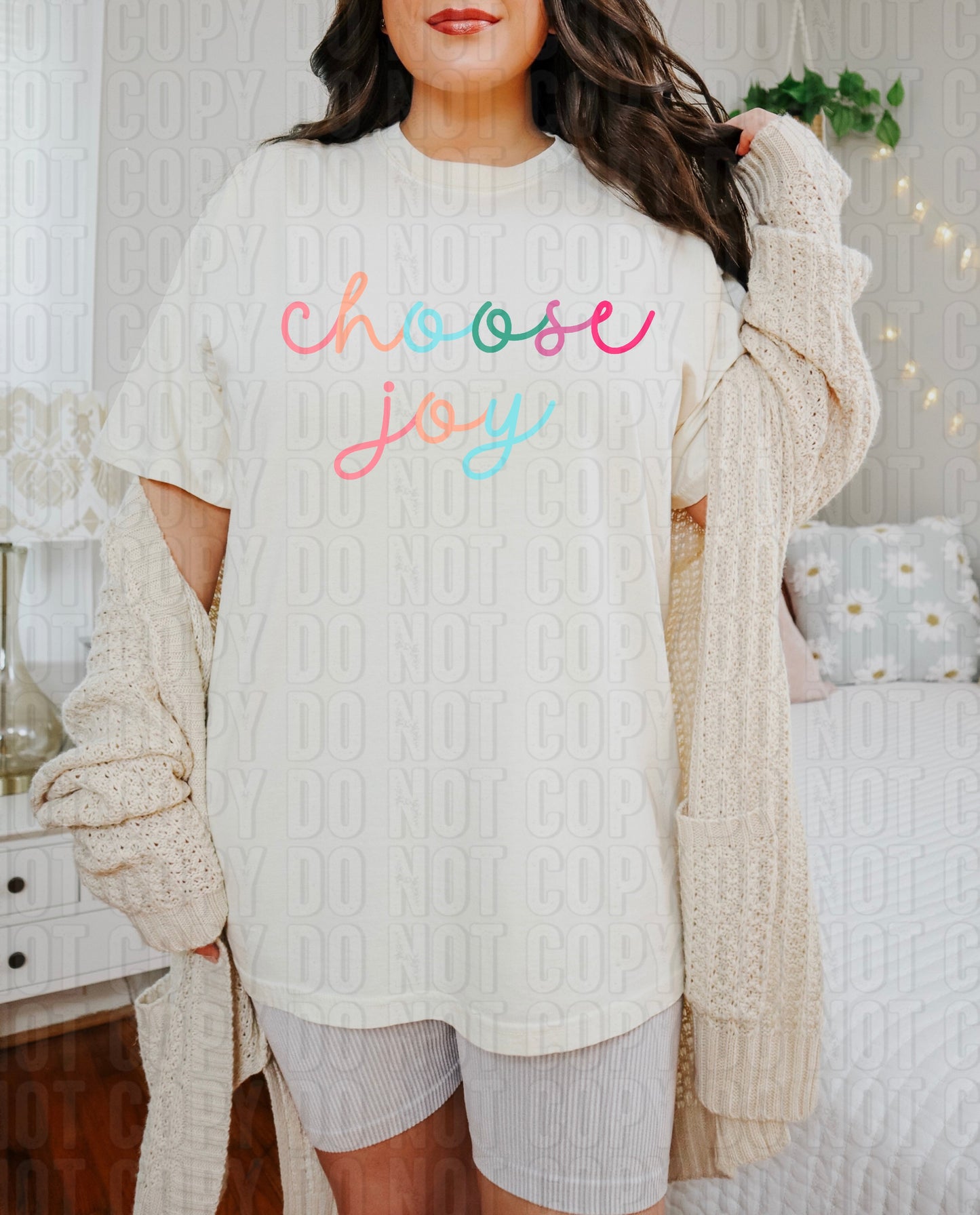 Choose Joy Handwritten DTF Transfer