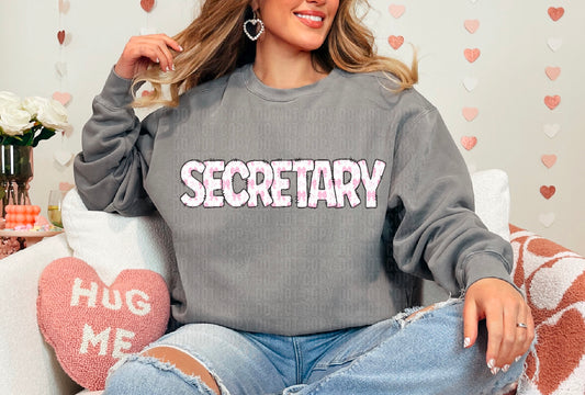 Secretary Valentine Coquette DTF Transfer