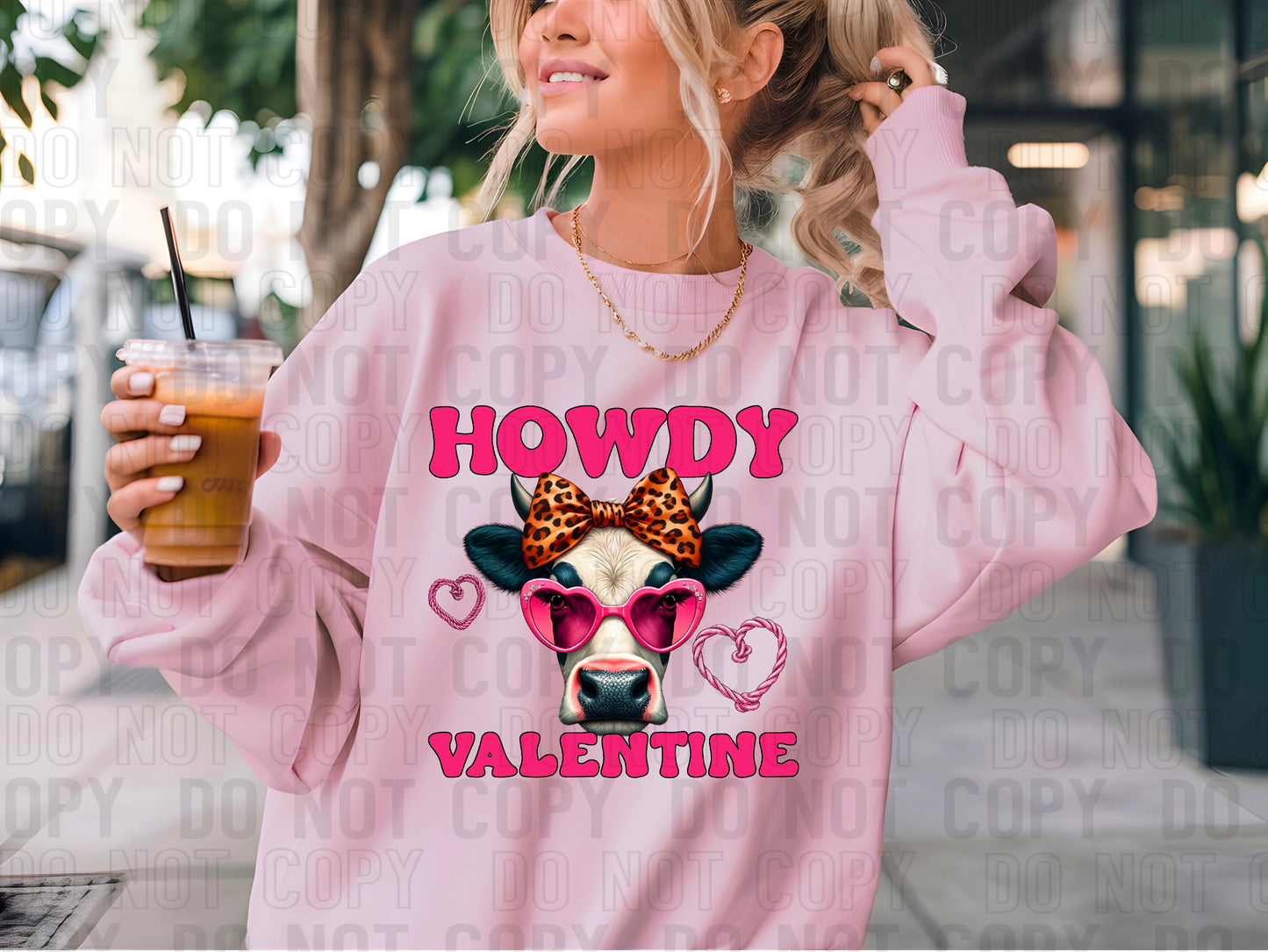 Howdy Valentine DTF Transfer