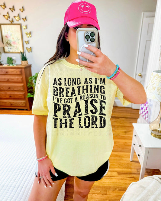 I've Got A Reason To Praise The Lord DTF Transfer