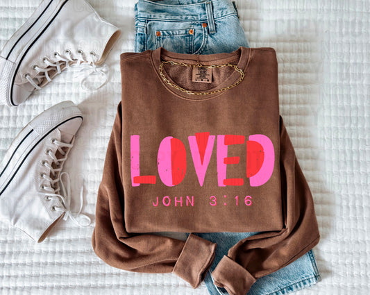 Loved John 316 DTF Transfer