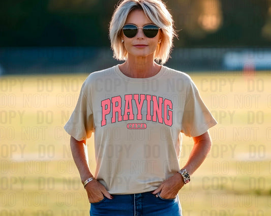 Praying Mama Pink DTF Transfer