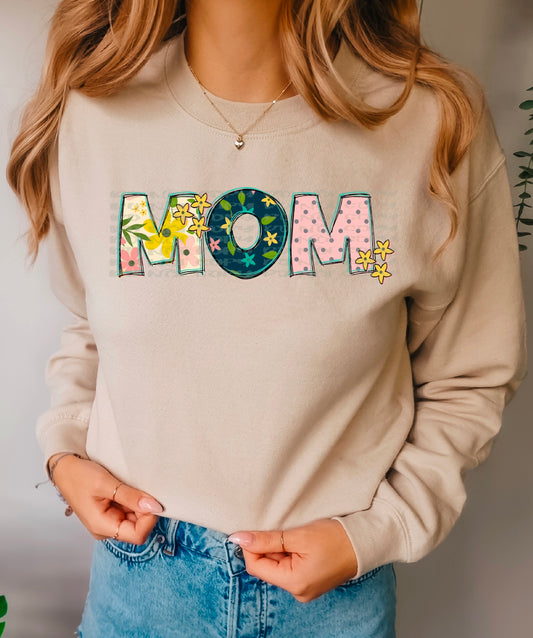 Mom Floral DTF Transfer