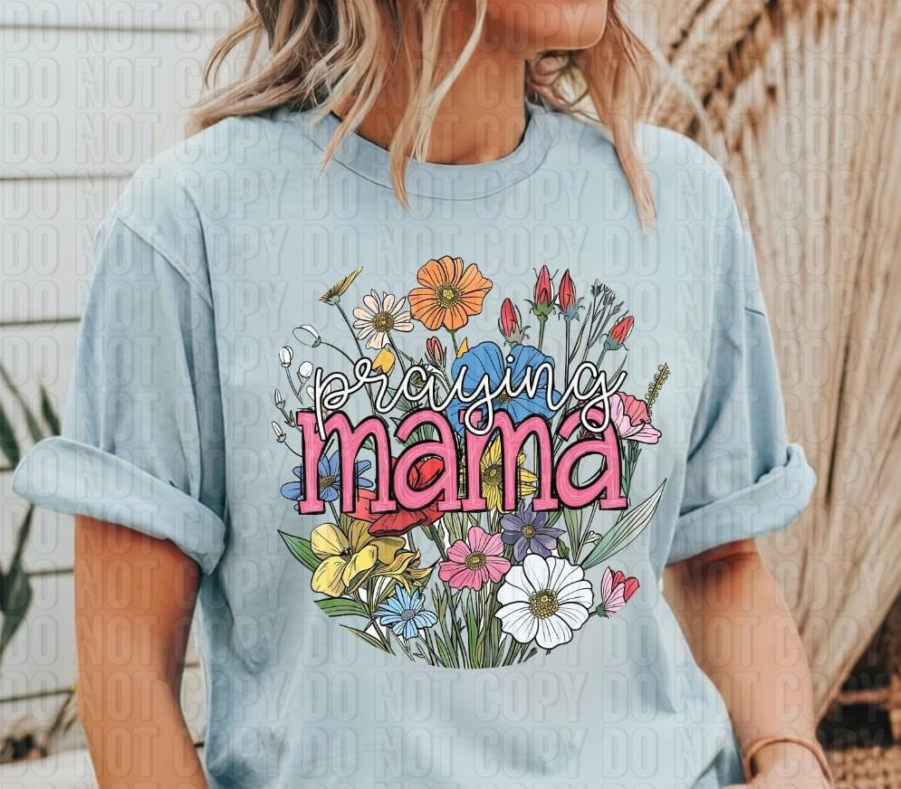 Praying Mama Bouquet DTF Transfer