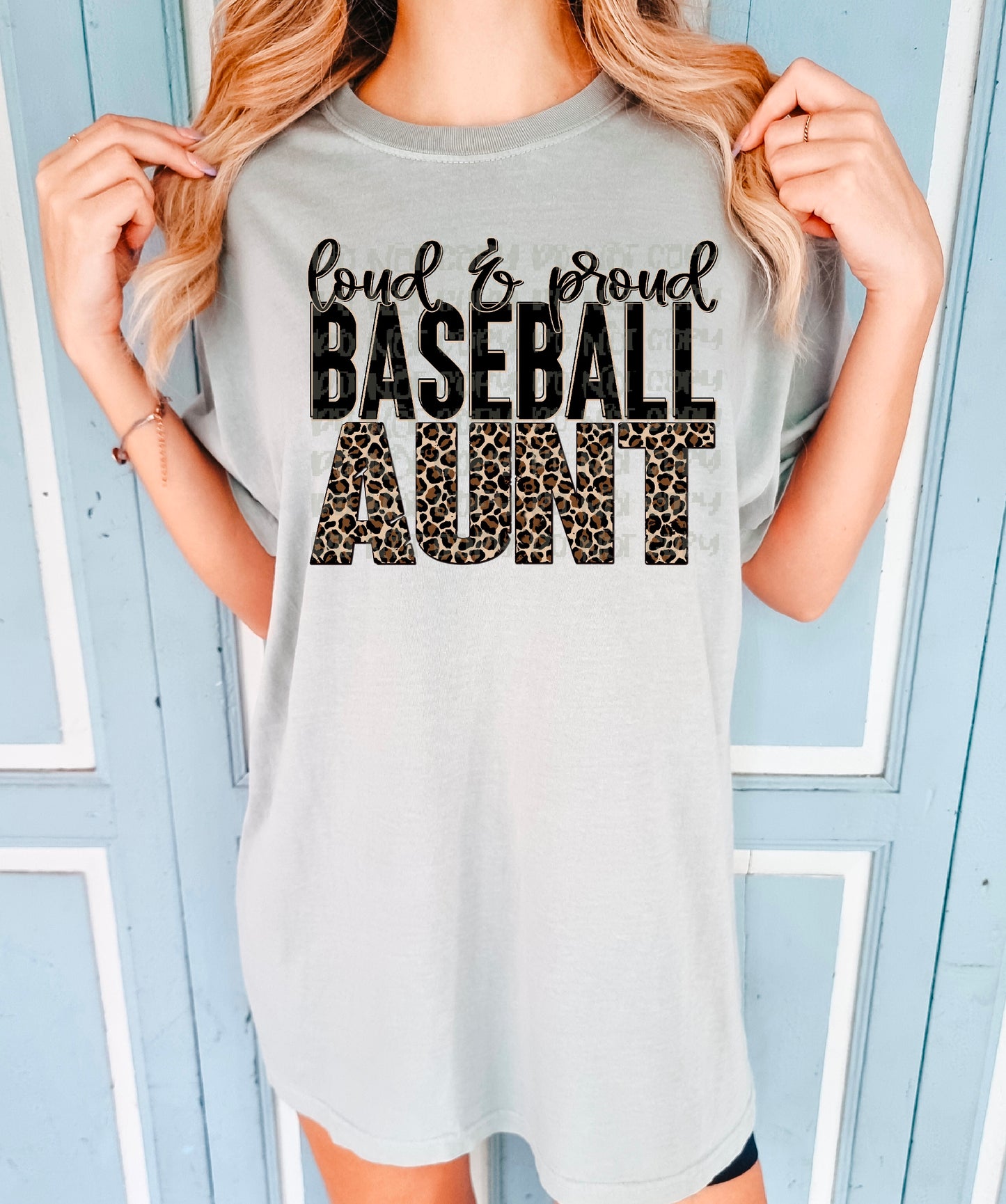 Loud and Proud Baseball Aunt DTF Transfer