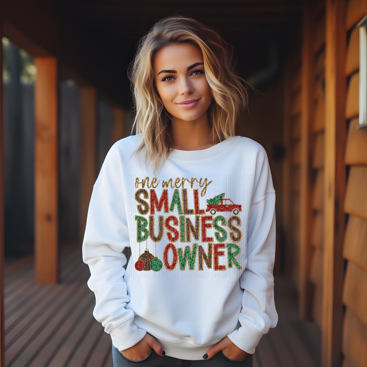 One Merry Small Business Owner DTF Transfer