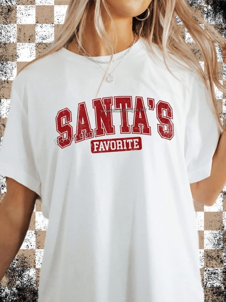 Santa's Favorite DTF Transfer