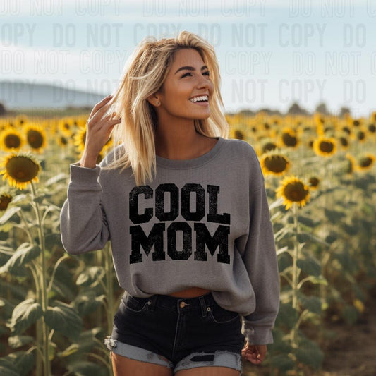 Cool Mom Grunge DTF Transfer