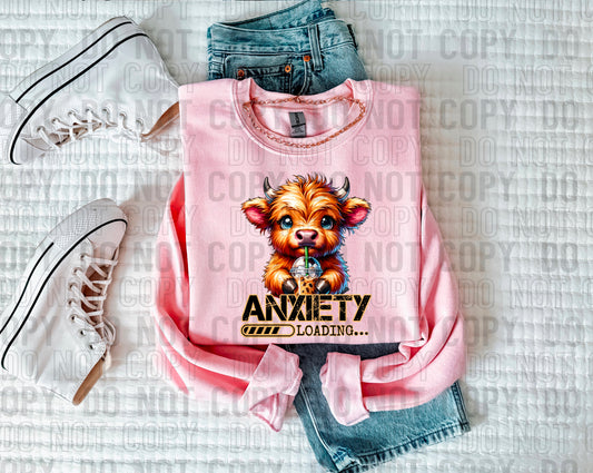 Anxiety Loading DTF Transfer