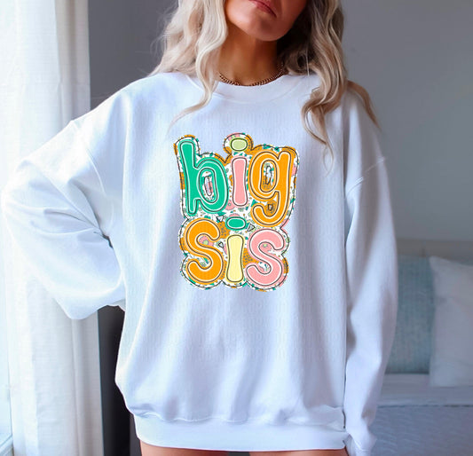 Big Sis Floral DTF Transfer