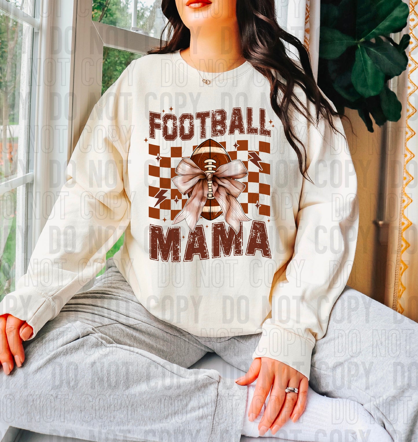 Football Mama Coquette DTF Transfer