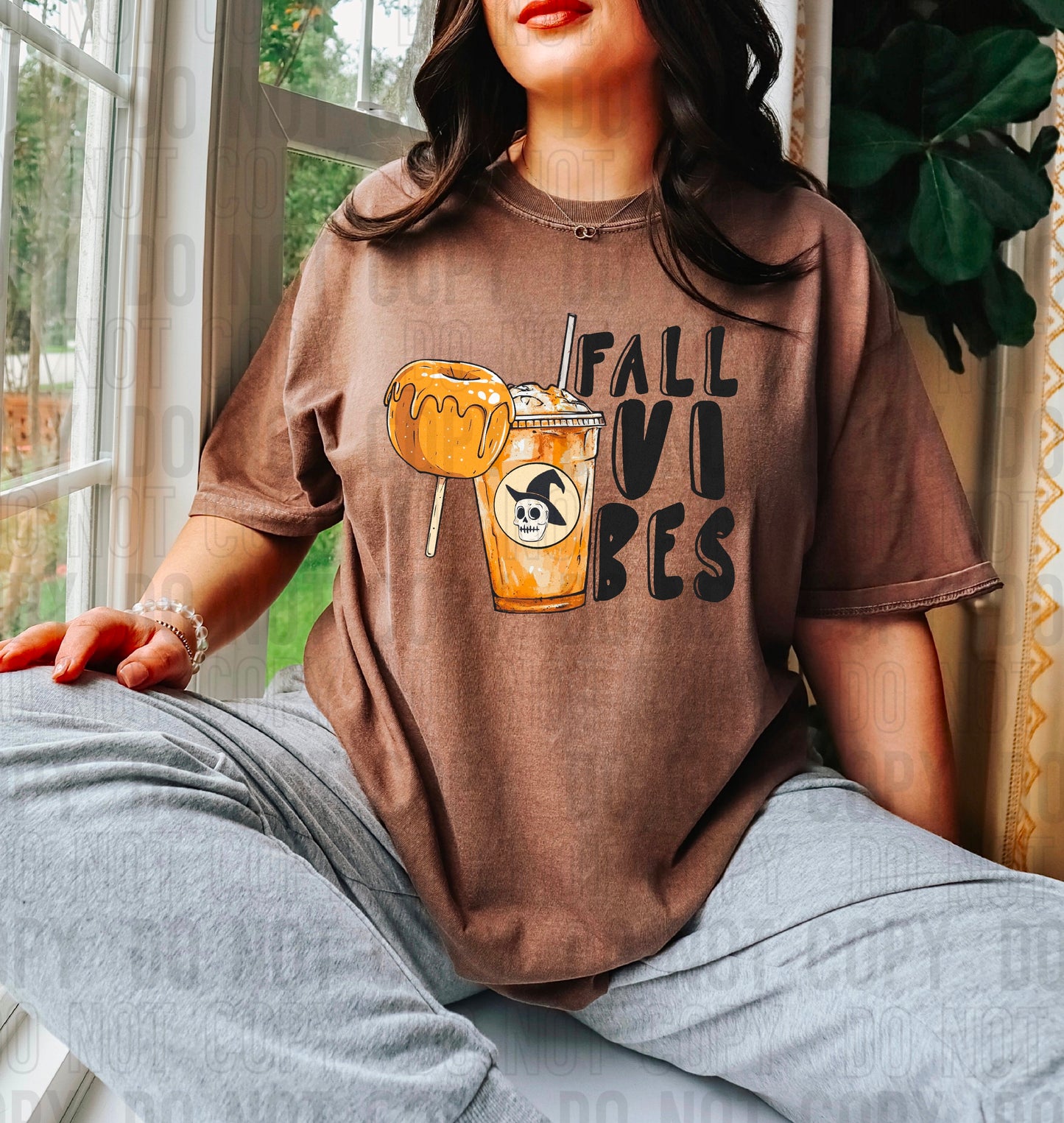 Fall Vibes Coffee DTF Transfer