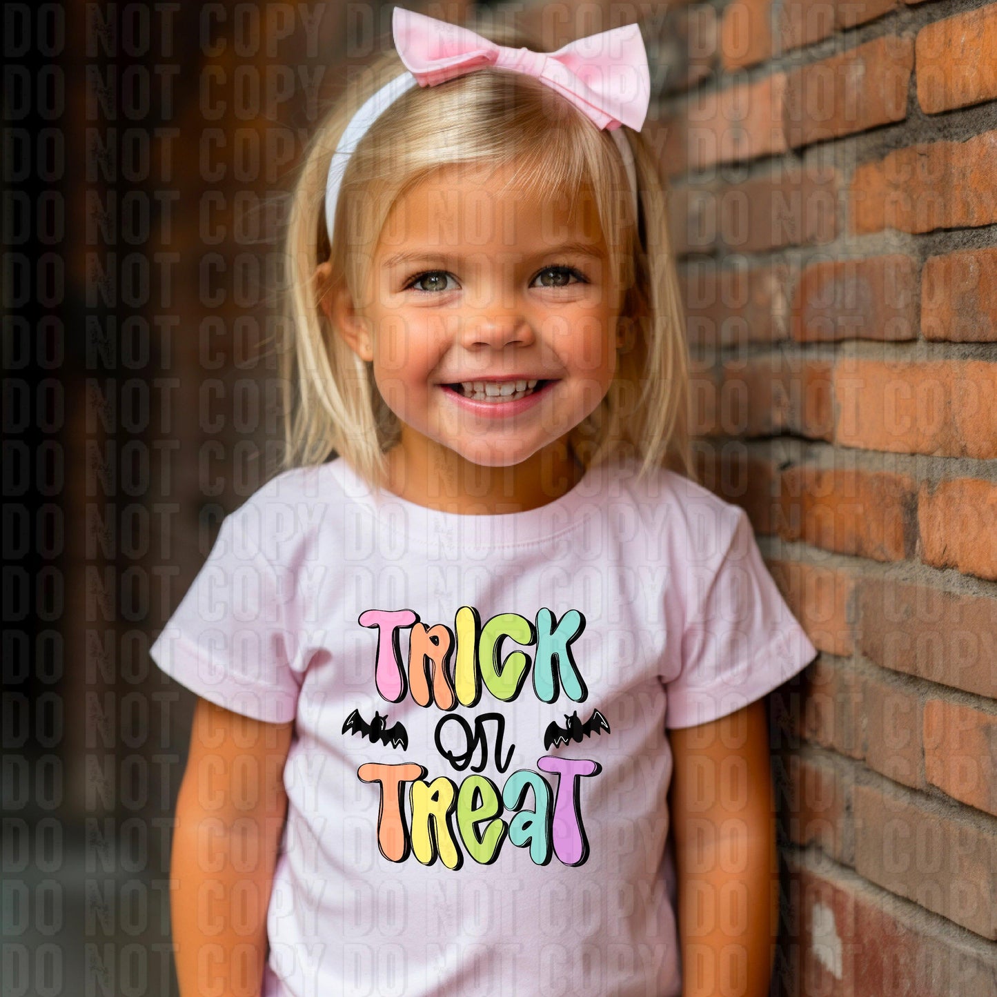 Trick Or Treat Pastel DTF Transfer